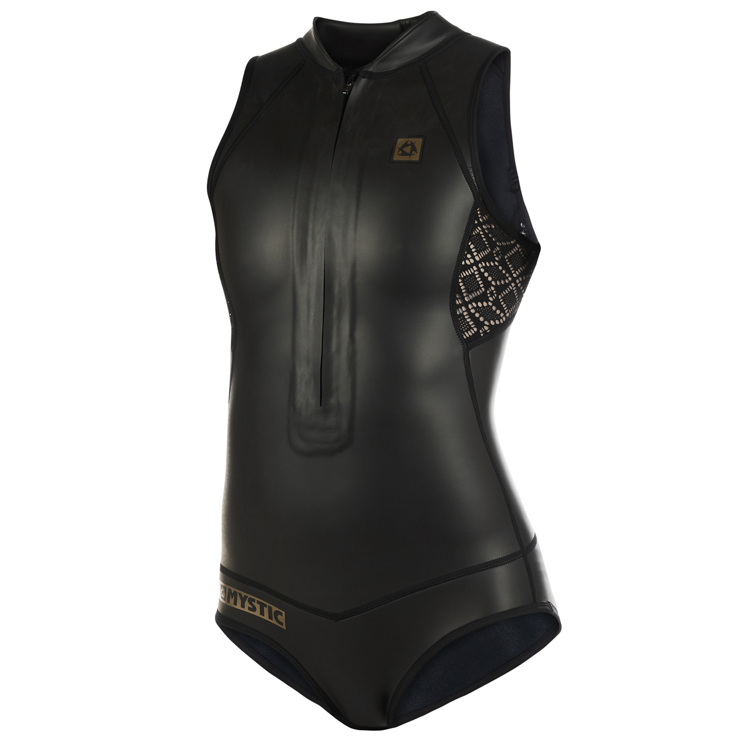 Mystic Combi Shorty Divy 3 / 2Mm Fzip Capsleeve - Noir