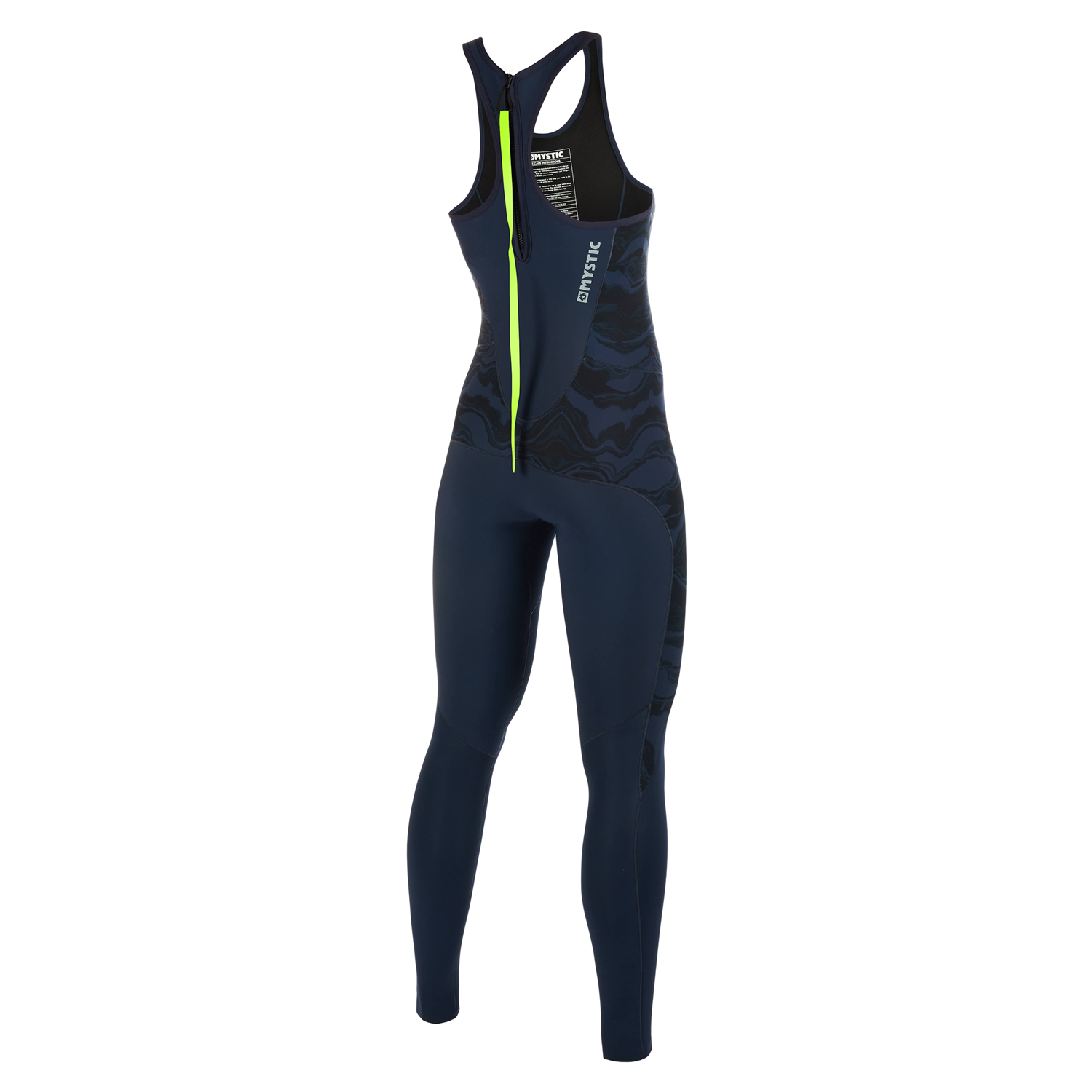 Combinaison Mysta Femme Diva 3 / 2Mm Long John - Marine / Lime