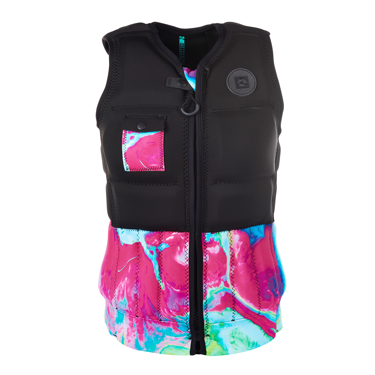 Mystic Femmes Diva Front-Zip Wake Impact Vest - Aurora