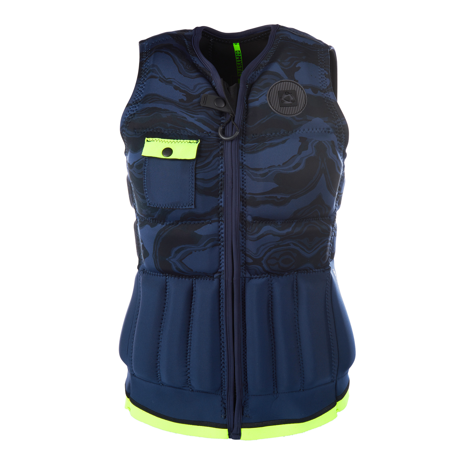 Mystic Débardeur À Glissière Devant Et À Glissière Pour Femmes Diva - Marine / Lime