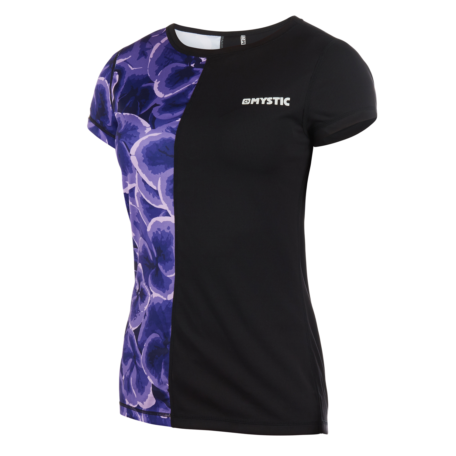 Haut À Manches Courtes Quickdry Mysta Pour Femmes Diva - Pourpre