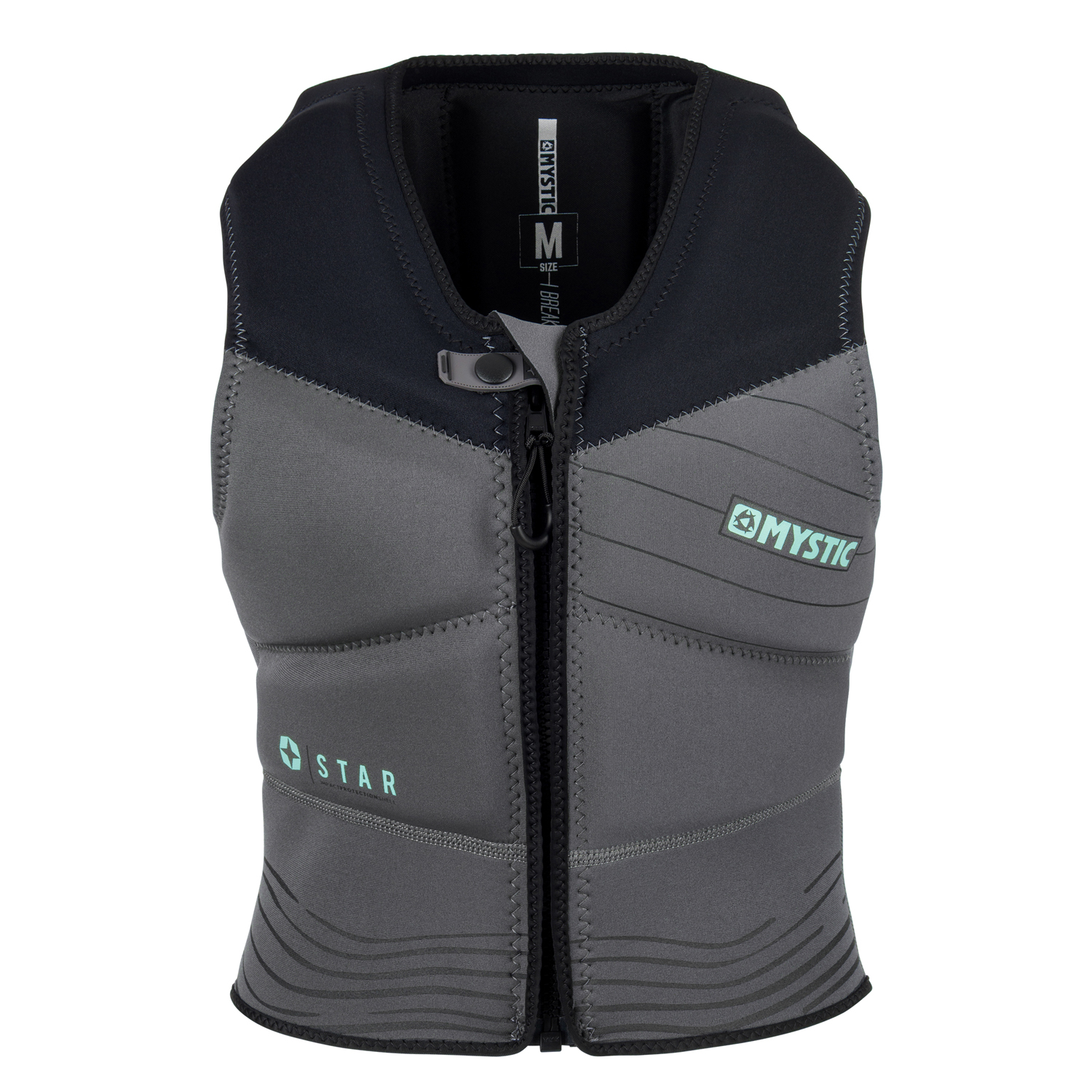 Mystic Débardeur Star-Zip Impact Pour Femme Star Kite - Noir