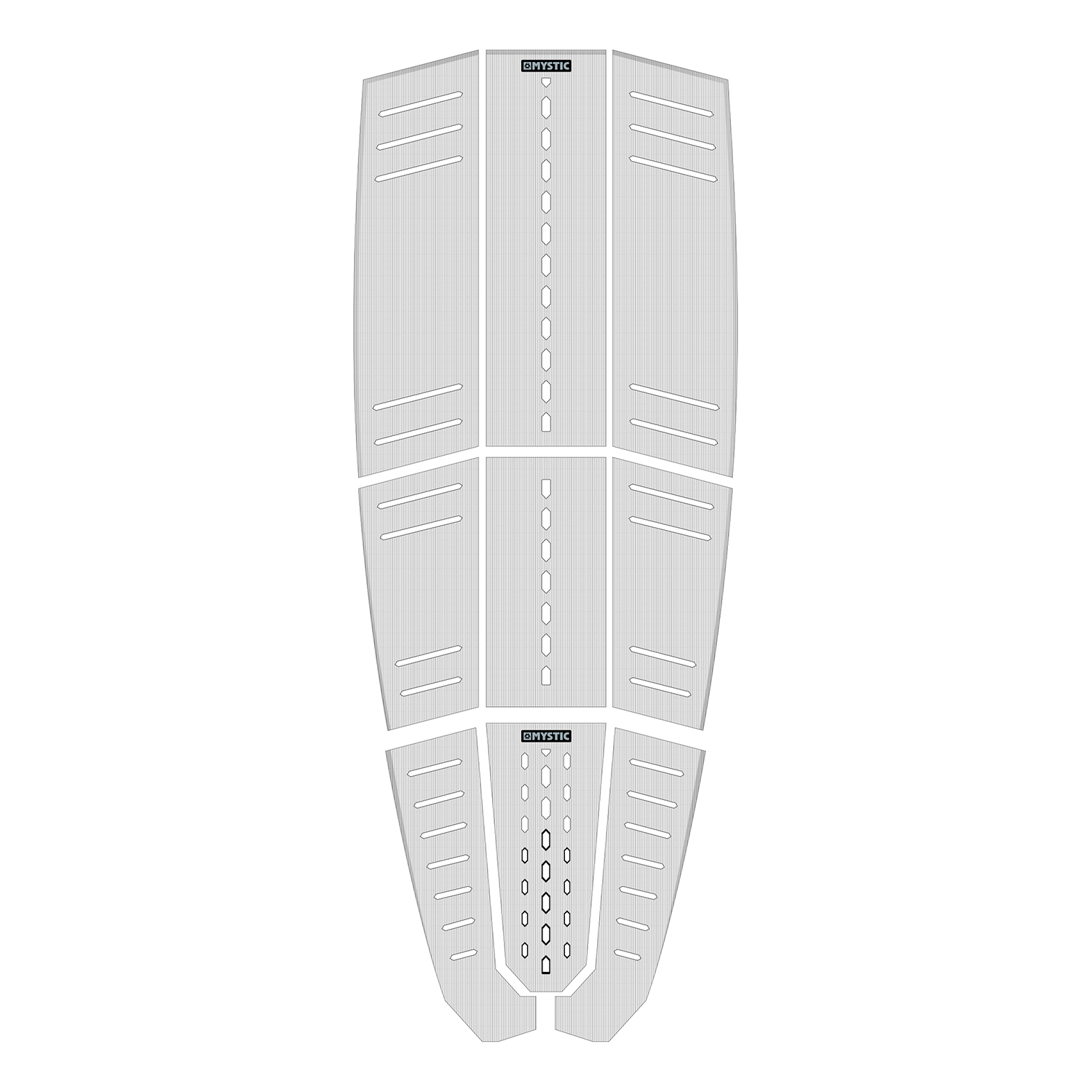 Deckpad Complet Mystic Classic Shape Ambush - Blanc