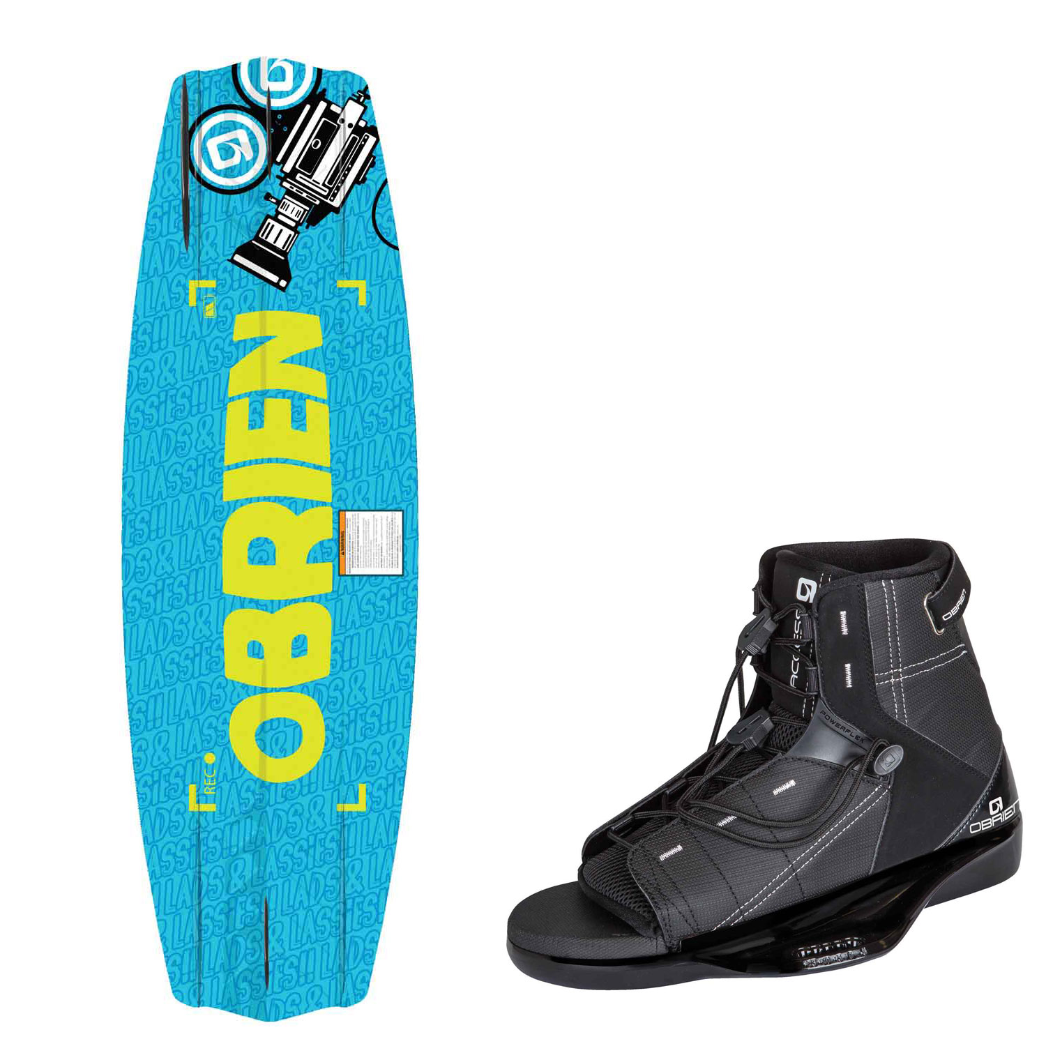 Obrien Valhalla Forfait Reliure Wakeboard & Access - 138Cm