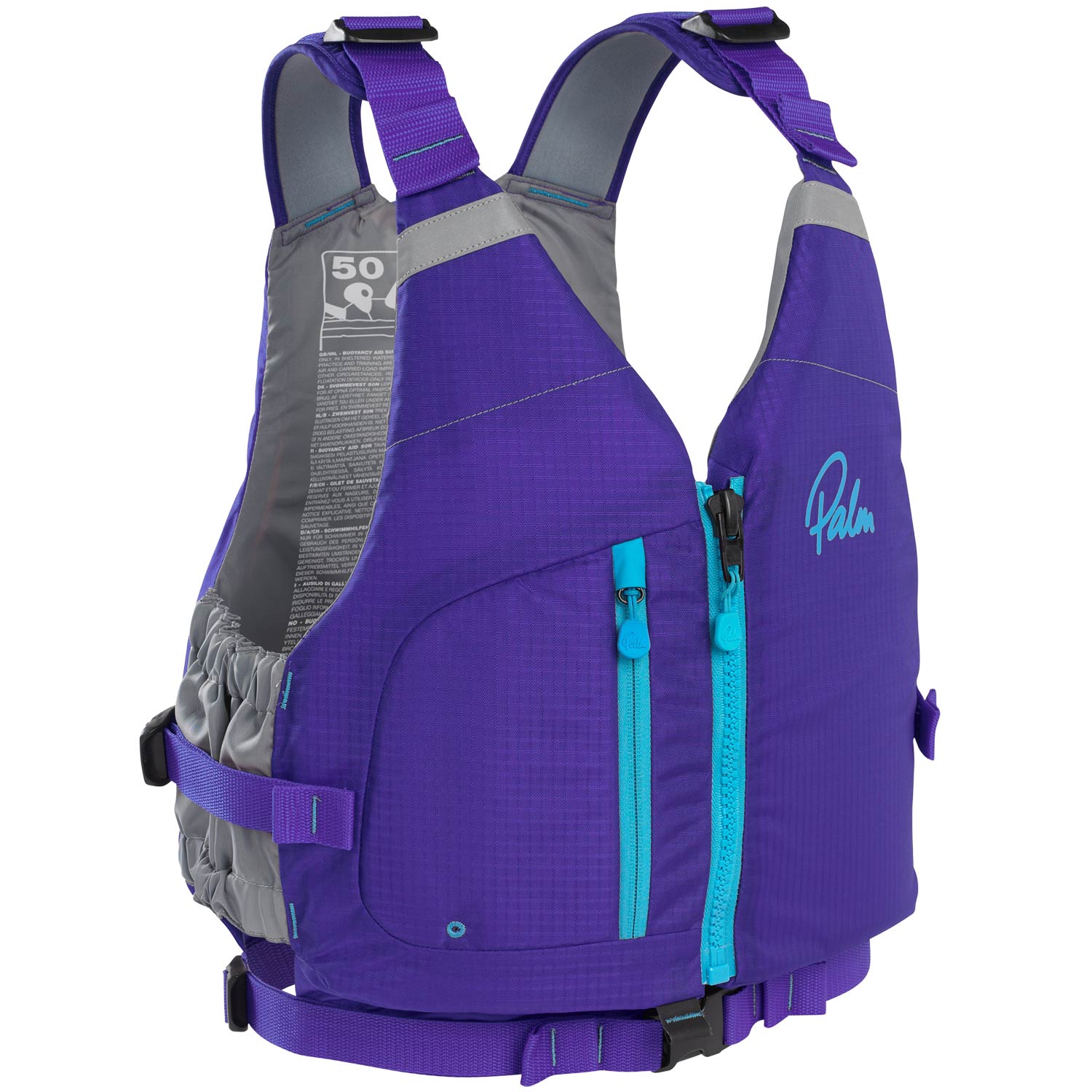 Palm Womens Meander Pfd Kayak Aide À La Flottabilité - Violet