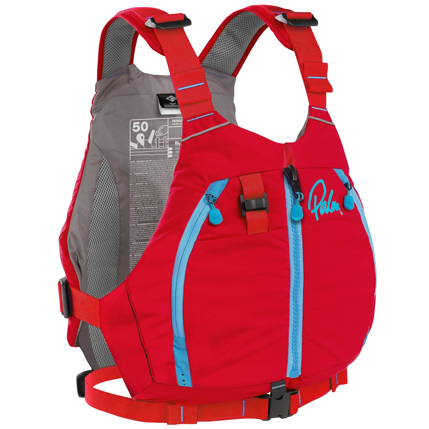 Gilet De Flottabilité Palm Peyto Pfd Kayak - Rouge