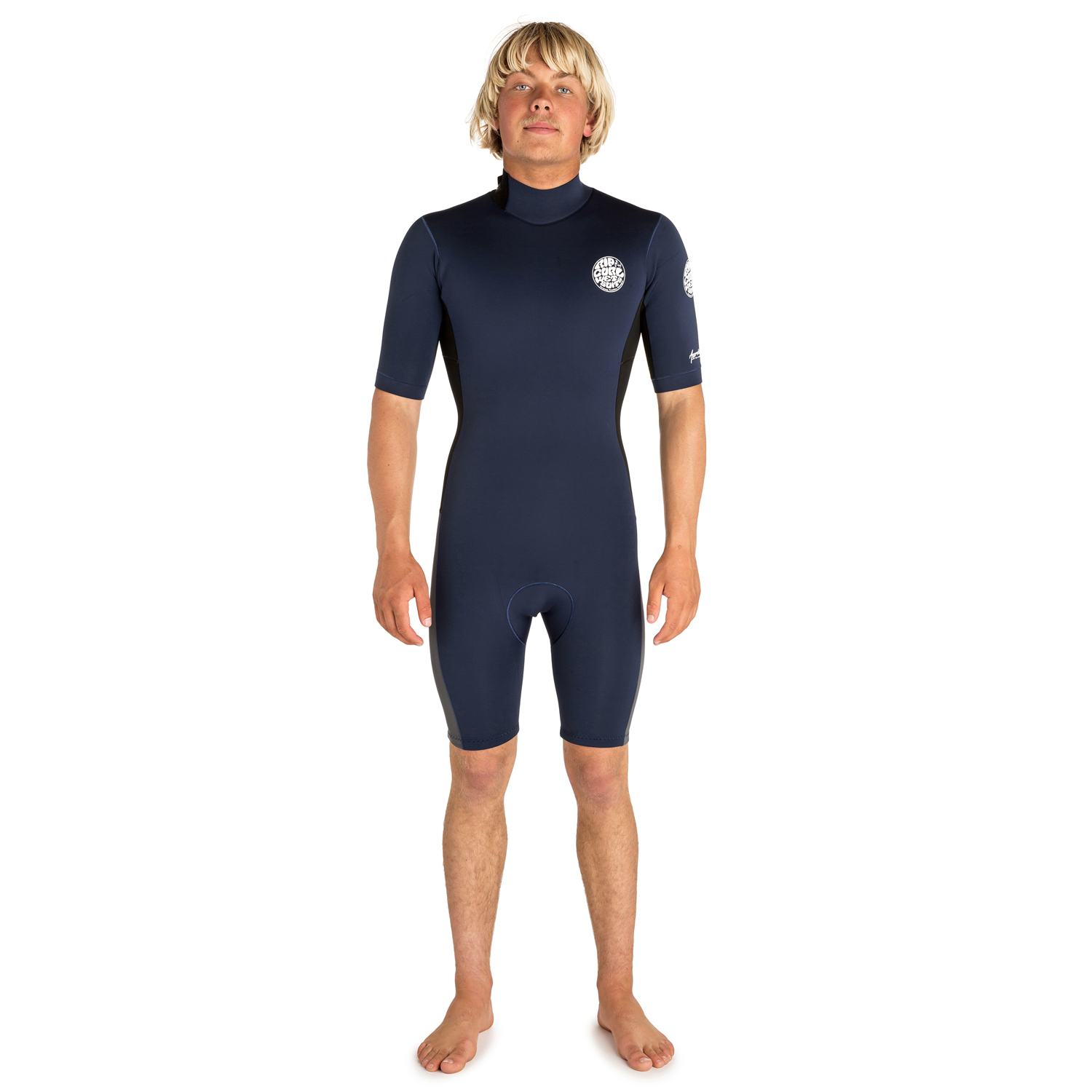 Combinaison Rip Curl Aggrolite À Dos Zippé À L'arrière - Marine / Noir