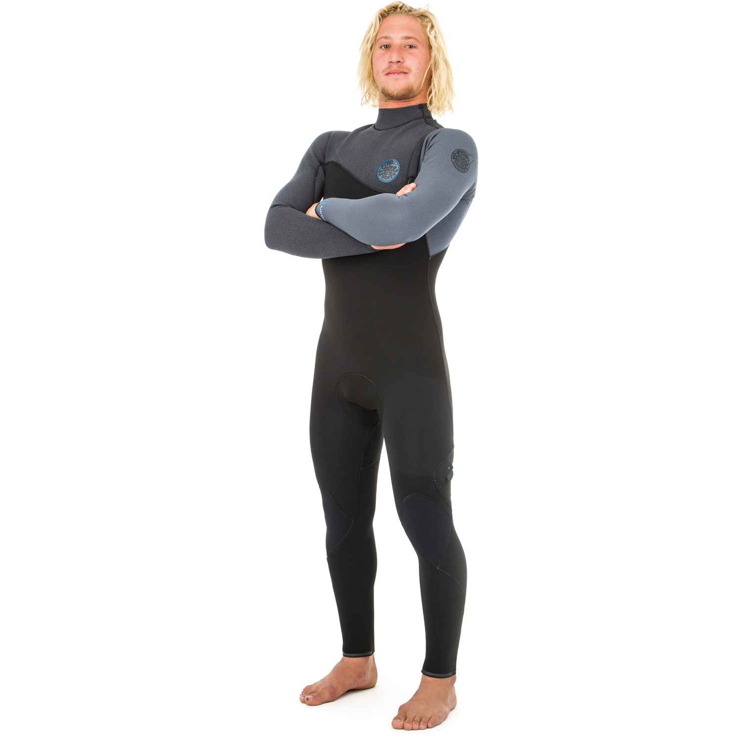 Combinaison Rip Curl Flash-Bomb 3 / 2Mm Sans Zip - Noir / Gris