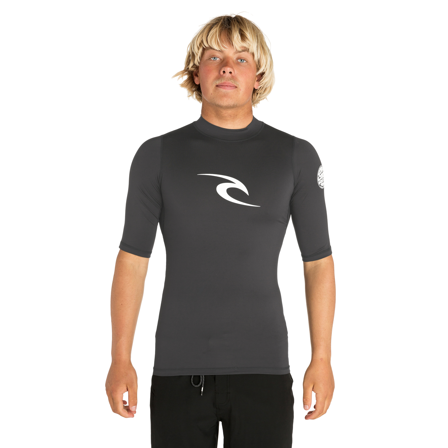 T-Shirt Uv Surf À Manches Courtes Rip Curl - Gris Foncé