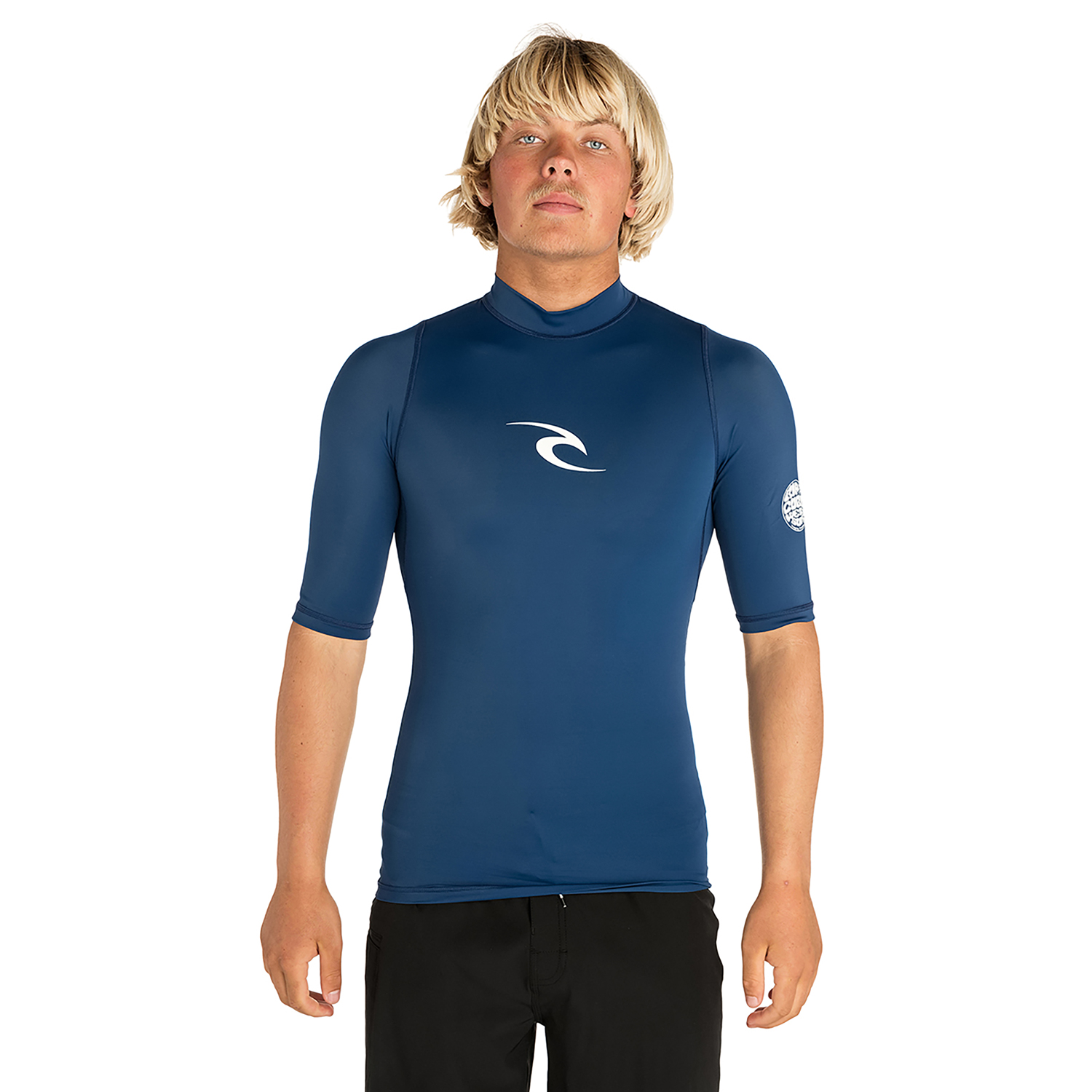 T-Shirt Uv À Manches Courtes Rip Curl - Bleu Marine