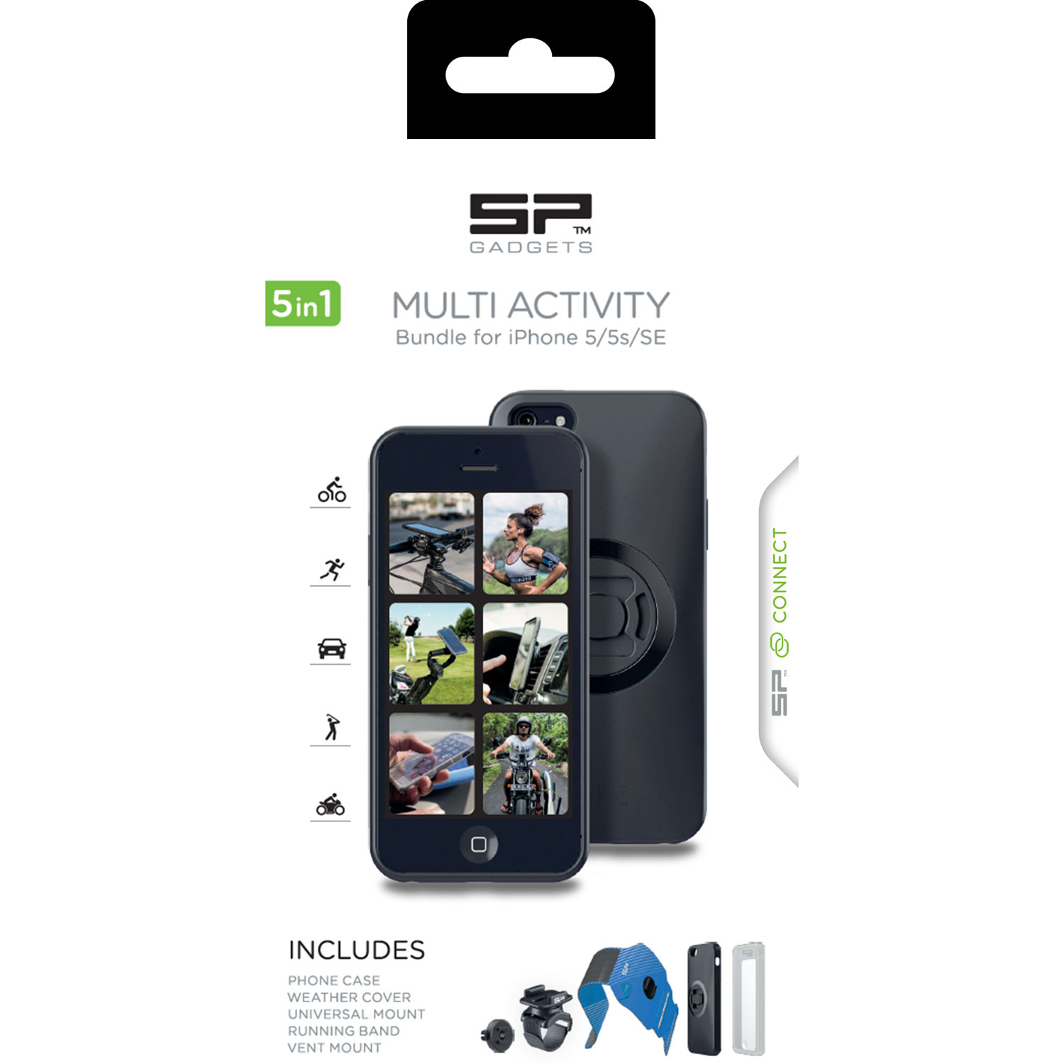 Ensemble Multi-Activités Sp Connect Iphone 5 / Se - Noir