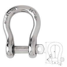 Manille D'arc Forgée À Broche Captive De 5 Mm De Wichard