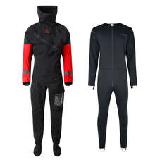 Combinaison Étanche Et Sous-Combinaison Typhoon Max B 2.0 | Con-Zip |  - Noir Rouge