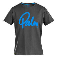 T-Shirt À Logo Palm Classic Script - Gris Jet - 12594