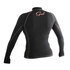 Gul Evotherm Flatlock Manches Longues Womens Rash Vest / Guards - Noir
