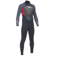 Gul Réponse 5 / 3Mm Point Aveugle Mens Steamer Wetsuit - Noir / Rouge Gul Réponse 5 / 3Mm Point Aveugle Mens Steamer Wetsuit - Noir / Rouge