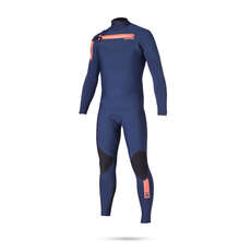 Mystic Majestic 3/2 Gbs Frontzip Combinaison - Bleu Mystic Majestic 3/2 Gbs Frontzip Combinaison - Bleu