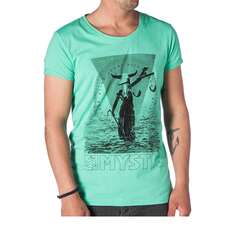 Kitesurf Mystic T-Shirt - Juge Aveugles - Paradise Green Mêlée Kitesurf Mystic T-Shirt - Juge Aveugles - Paradise Green Mêlée