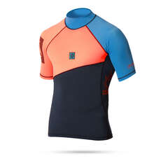 Mystic Crossfire Shortsleeve Rashvest - Coral Mystic Crossfire Shortsleeve Rashvest - Coral