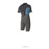 Mystic Crossfire 3/2 Gbs Shorty Backzip Combinaison - Gris