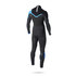 Mystic Majestic 5/3 Gbs Avant Zip Wetsuit - Bleu