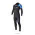 Mystic Majestic 5/3 Gbs Avant Zip Wetsuit - Bleu