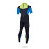 Star Mystic 3/2 Gbs Double Zip Avant Shortarm Wetsuit - Lime