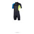 Mystic Star 3/2 Flatlock Shorty Wetsuit - Lime