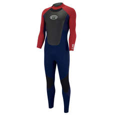 Animal Lava 4/3 Combinaison Backzip Blindstitched - Marine Foncé