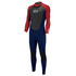 Animal Lava 4/3 Combinaison Backzip Blindstitched - Marine Foncé
