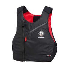 Crewsaver Pro Cz Poitrine Zip Aide À La Flottabilité - Noir / Rouge