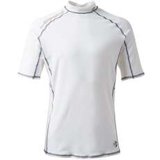 Gill Mens Pro Rash Vest Manches Courtes - Blanc Gill Mens Pro Rash Vest Manches Courtes - Blanc