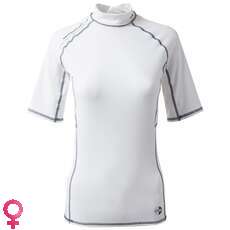 Gill Womens Pro Rash Vest Manches Courtes - Blanc Gill Womens Pro Rash Vest Manches Courtes - Blanc