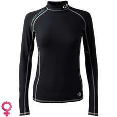 Gill Womens Pro Rash Veste À Manches Longues - Noir Gill Womens Pro Rash Veste À Manches Longues - Noir