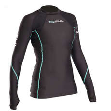 Gul Womens Evotherm À Manches Longues Rashguard Thermique - Noir
