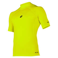 Gilet Rash À Manches Courtes Magic Marine Cube - Flash Jaune Gilet Rash À Manches Courtes Magic Marine Cube - Flash Jaune