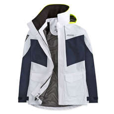 Musto Womens Br2 Coastal Jacket - Blanc / Vrai Marine