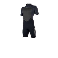 Mystic Brand 3/2 Flatlock Shorty Combinaison - Noir Mystic Brand 3/2 Flatlock Shorty Combinaison - Noir