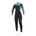 Mystic Womens Diva 5 / 3Mm Gbs Avant-Zip Wetsuit - Gris