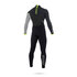 Mystic Drip 5/4 Gbs Avant Zip Combinaison - Noir / Gris