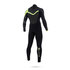 Mystic Majestic 4/3 Gbs Zipfree Combinaison - Noir / Lime