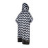 Mystic Allover Print Poncho / Molleton / Robe À Langer - Gris Clair