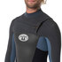 Combinaison Animal Lava 5/4 Blindstitched Chest Zip Wetsuit - Bleu Etain