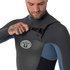 Combinaison Animal Lava 5/4 Blindstitched Chest Zip Wetsuit - Bleu Etain