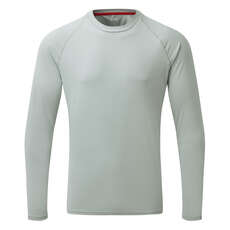 Gill T-Shirt À Manches Longues Uv Tec Ras Du Cou Pour Homme - Gris