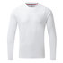 T-Shirt À Manches Longues Pour Hommes Uv Tec À Col Rond - Blanc