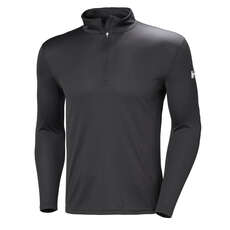 Helly Hansen Chemise À Manches Longues Hh Tech À Demi-Zip - Ébène Helly Hansen Chemise À Manches Longues Hh Tech À Demi-Zip - Ébène