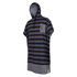Mystic Allover Imprimé Poncho / Polaire / Robe Changeante - Noir / Gris