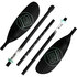 Pagaie De Kayak Réglable En Fibre De Verre Bote 5 Pièces - Noir Akp-1