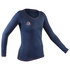 Gul T-Shirt À Manches Longues Pour Femmes Fit Rashvest - Bleu - Rg0370-B7